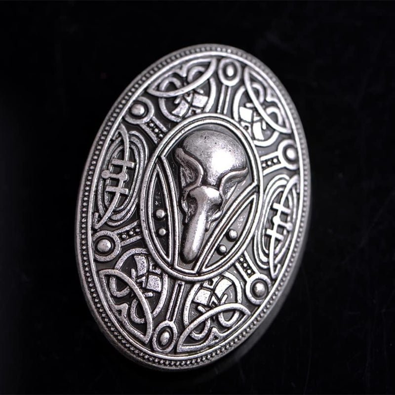 LANGHONG Norse Viking Brooch For Men Turtle Brooch Talisman Jewelry, Gift For Men - Image 5